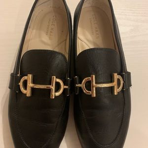 Cole Haan black and gold loafer size 6.5